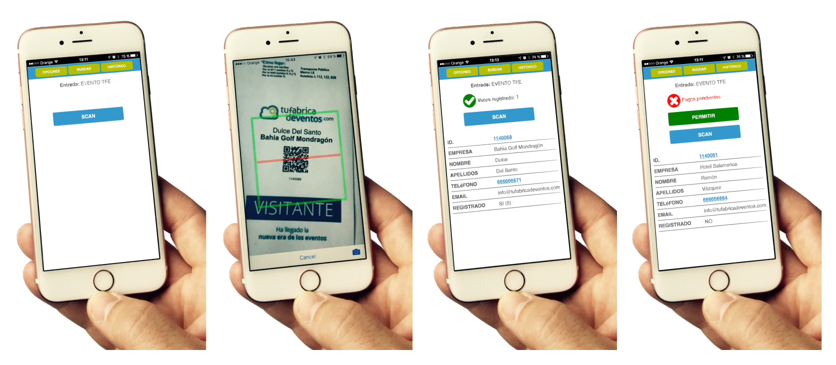 APP para acreditar en eventos